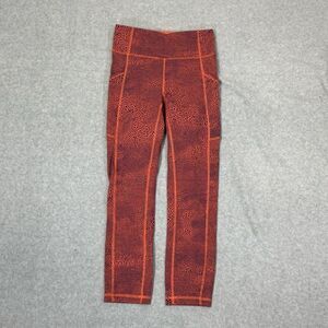 Lululemon Invigorate High Rise Crop Leggings Women Size 4 Athletic Workout Pants